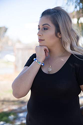 State Flower Beaded Bracelet - Botanical Jewelry Gift for Woman3