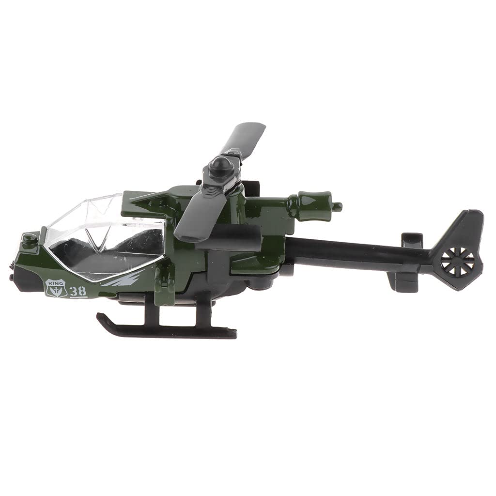 Harilla 6 Armee Fahrzeug Spielzeug Set 1:87 Diecast Legierung Militär Modellauto Spielset Hubschrauber Tankwagen für Panzerwagen