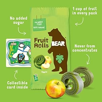 BEAR FRUIT ROLLS APPLE 20G X 5