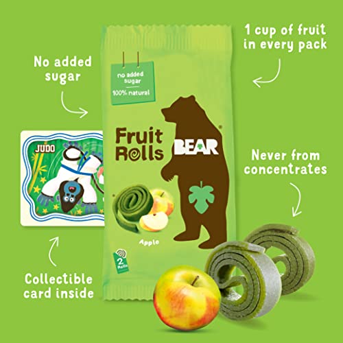 BEAR FRUIT ROLLS APPLE 20G X 5