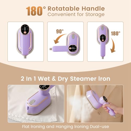 Petite machine à repasser design pour un soin textile premium