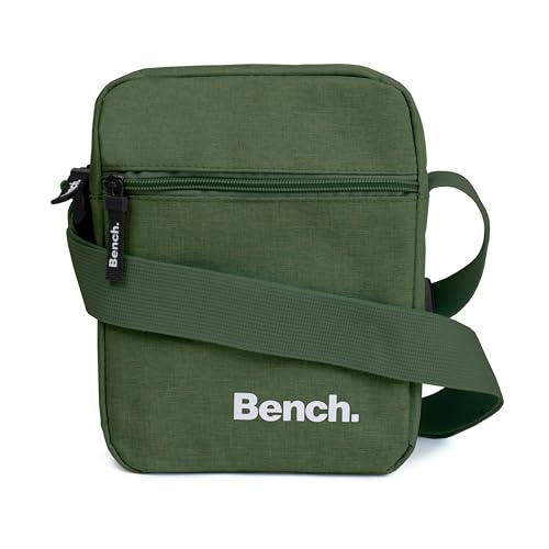 Bench Classic Damen und Herren Bag Umhängetasche Tasche Handtasche Schultertasche Crossbody-Tasche, khaki/schilf, 23 x 17 x 8 cm