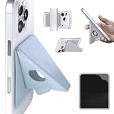 beak 2 [ビーク2] スマホ用グリップスタンド & アタッチ iPhone Android スマホ 機種対応 3-in-1 背面マグネット 薄型軽量 折り紙 画面割れ防止 スマホリング スマホスタンド グッドデザイン賞・DGPモバイルアワード W受賞 めざましテレビまいにちランキング入選（ジェルシートタイプ） (オナガブルー)