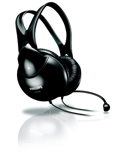 Headset Estéreo Almofadado SHM1900/00 Preto PHILIPS