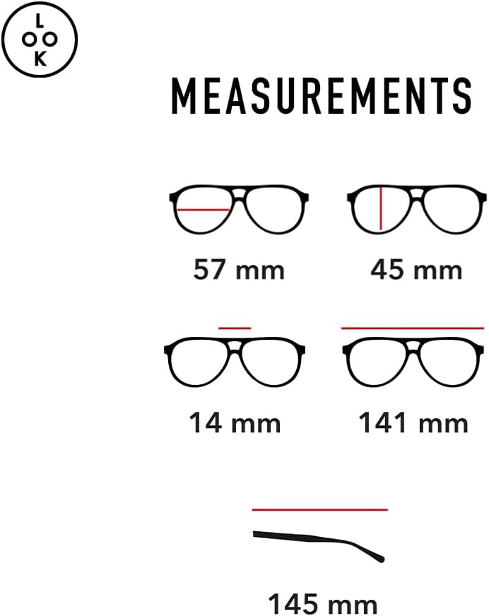 LOOK OPTIC Liam Progressive Readers-Stylish Unisex Prescription Quality Glasses