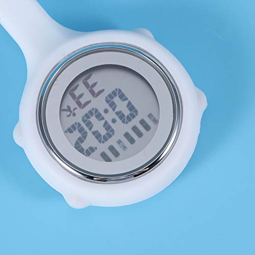 Relógio de Bolso de Silicone relógio de enfermeira de silicone com alfinete broches médicos portátei