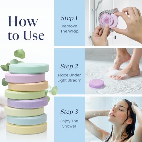 Bofuoos Duschbomben Aromatherapie Geschenke für Frauen,Badebomben mit Entspannung Natürliche ätherische Öle Perfekte Home SPA Bad Selbstpflege Geschenke für Adventskalender Füllung