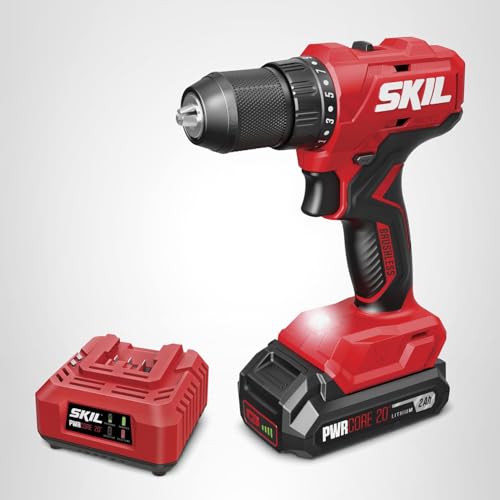 SKIL Brushless 20V 1/2" Drill Driver Kit Including 2.0 Ah Battery and Charger-DL6280B-10 thumbnail 8