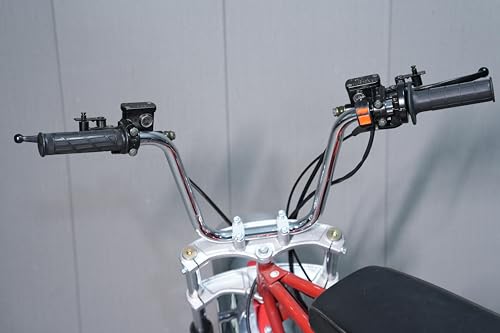 Image of JMCHstore Chrome 13'' Ape Hangers 7 /8'' Mini Bike Handlebars for Coleman B200R CT200U Motovox MBX10 Mega moto MMB80 Trailmaster MB200 100cc 200cc Mini Bike Parts