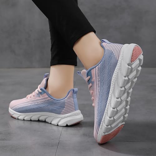 Zapatillas de deporte para mujer en malla transpirable con diseño degradado 3