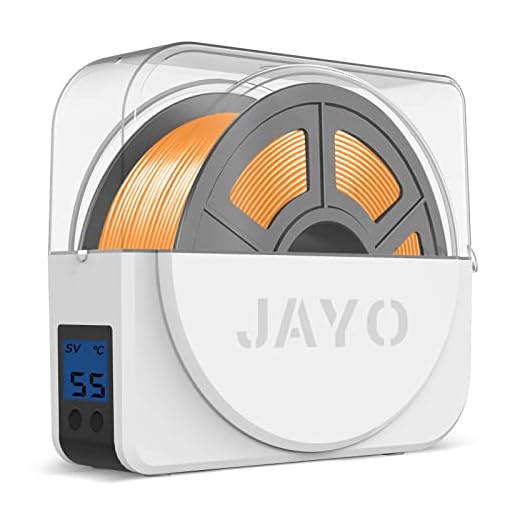 JAYO Dry Box for 3D Filament Storages, Dehydrator of Filament Dryer Box, Keeping Filaments Dry During 3D Printing, Compatible with 1.75mm, 2.85mm, 3.00mm Filament