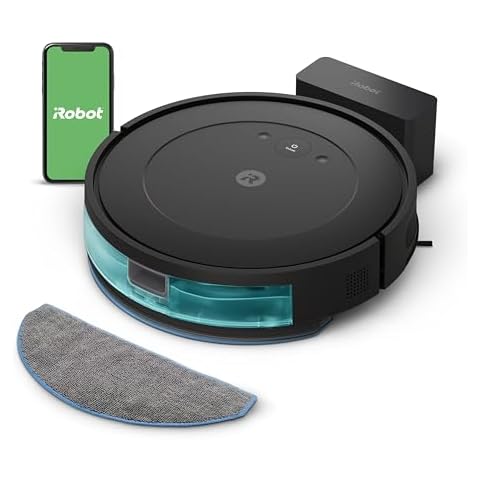 iRobot Roomba Combo Robot Vacuum & Mop (Y0110) - Easy to use, Power-Lifting Suction, Vacuums and mops, Multi-Surface Cleaning, Smart Navigation Cleans in Neat Rows, Self-Charging, Alexa Cover