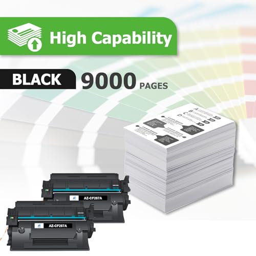 Image of CF287A 87A Toner Cartridge for HP Printer Black M501 M506 CF287X 87X Compatible for HP LaserJet Enterprise Pro M501 M506 M501dn M506dn M506n M506x MFP M527dn M527f M527 Series Printer Ink 2 Pack