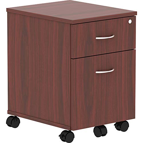 Lorell Relevance Pedestal, Mahogany Laminate #TOP14