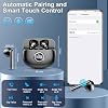 Wireless Earbuds, 2025 Bluetooth 5.3 Headphones HiFi Stereo Ear buds with ENC Noise Cancelling Mics, 40H Bluetooth Earbuds with Dual LED Display, IP7 Waterproof in Ear Earphones for Android iOS, Black