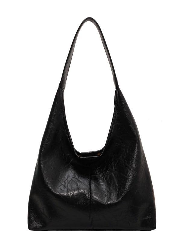 Bolso Hobo de cuero para oficina y uso diario miniatura 1