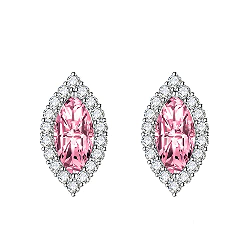 Boucles d'oreilles de goujon pour femmes anti-ternissement classiques plaquées argentées