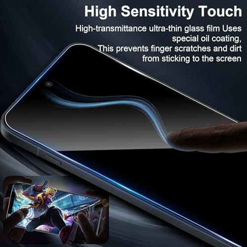 Image of PreCure (3+3 Pack) Screen Protector & Camera Lens Protector for OnePlus 15R - 9H Hardness Tempered Glass, Full Screen Coverage, Anti-Shatter, Bubble-Free Protection