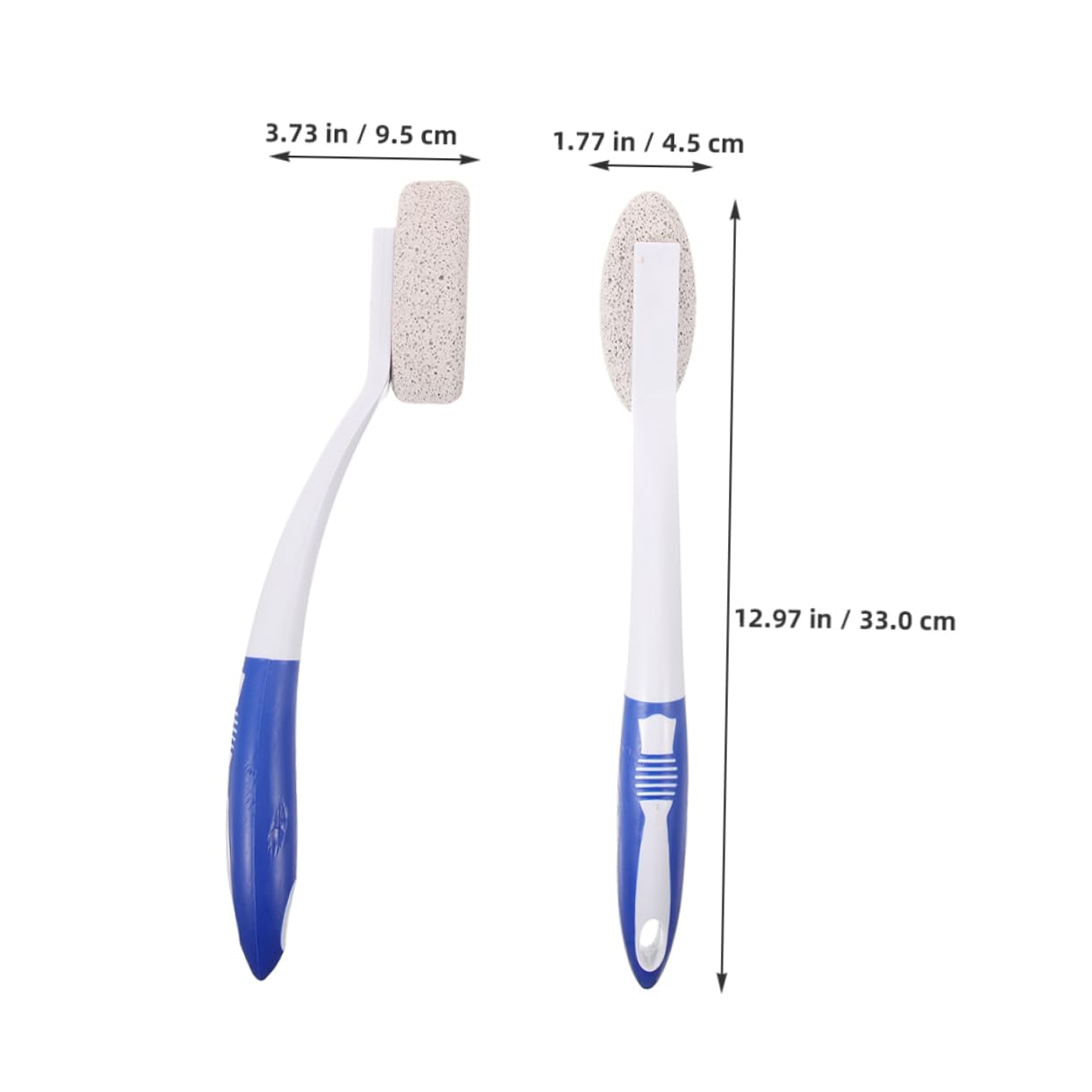 Outanaya Foot Tool Volcanic Stone Foot File Long Handle for Home Salon Use Easy to Clean