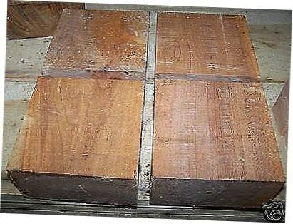 Four Kiln Dried Sycamore Bowl Blank Lathe Turning Block Wood Lumber 5" X 5" X 3" Suitable Wood Pieces for Wood Crafts and Projects