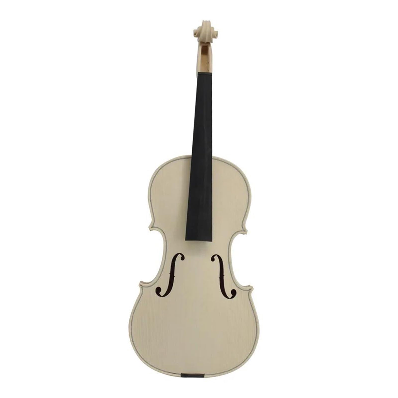 Violino Incompiuto Selettivo 15 Anni Essiccato Naturale Fondo In Acero Fiammato Top In Abete Bianco Bianco Fatto A Mano(Violin,4/4)