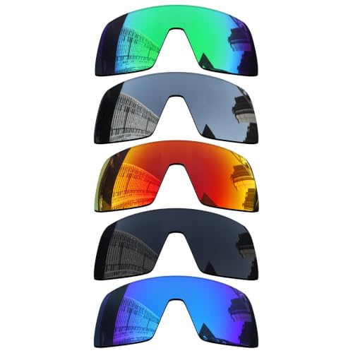 Image of Acefrog 5 Pieces Polarized Replacement Lenses for Oakley Sutro OO9406 Sunglasses, Perfectly Fit, Shatterproof, Anti-scratch, Value Pack
