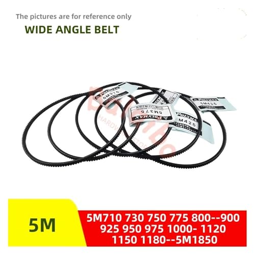 Courroie PU 5M730 profil trapézoïdal grand angle à haute adhérence - 2