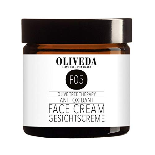 Oliveda F05 - Crema facial antioxidante | Crema de día ligera y nutritiva + cuidado hidratante + amortigua la piel cansada con ingredientes orgánicos - 100 ml Cover