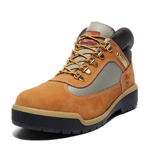 Timberland Men's Waterproof Field Boot, Wheat Nubuck, 11 Medium