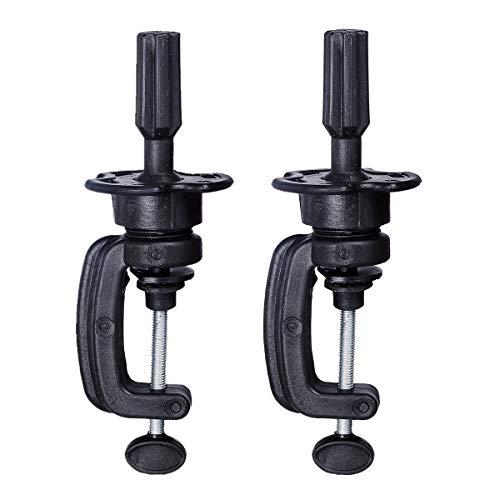 SIGHTLING 2 Pièces Support de fixation réglable Titulaire Tête à coiffurer Table Support Formation Mannequin Têtes d'exercice supporter