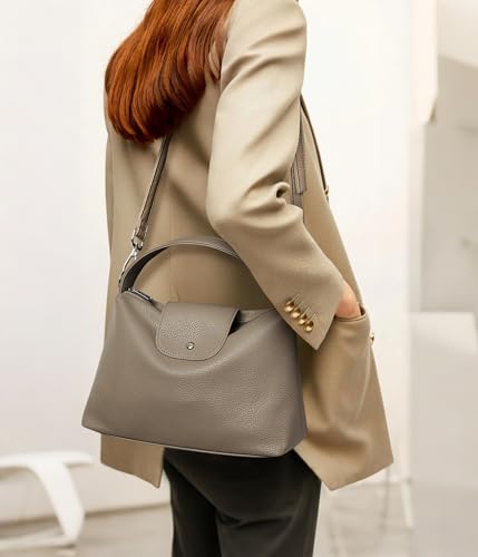 KALIDI Faux Leder Umhängetasche Damen Handtasche Crossbody Bag handbags for Women Handtasche Damen mittelgroß für Schule Büro Arbeit Reisen Ausflug Einkauf – Bild 5