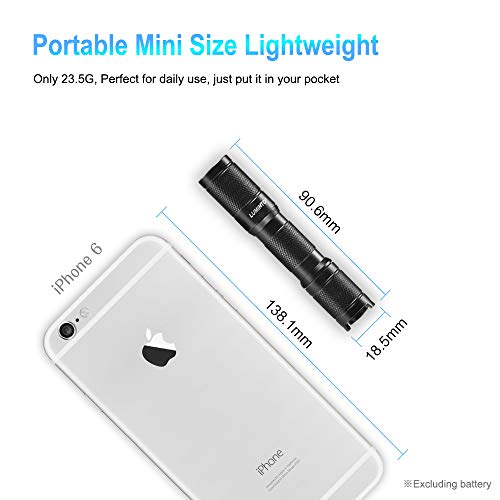 Lumintop Pocket-Sized Super Bright Flashlight Set Tool Aa 2.0 Edc Flashlight With Magnetic Tail And 920Mah Rechargeable Battery, 650 Lumens, 5 Modes With Mode Memory, Waterproof Torch For Camping #TOP1