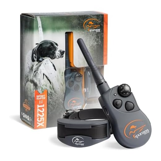 SportDOG Brand SportHunter 1225X Remote Trainer - Rechargeable Dog Training Collar - E-Collar for Dogs with Shock, Vibrate, and Tone - 3/4 Mile Range - SD-1225X