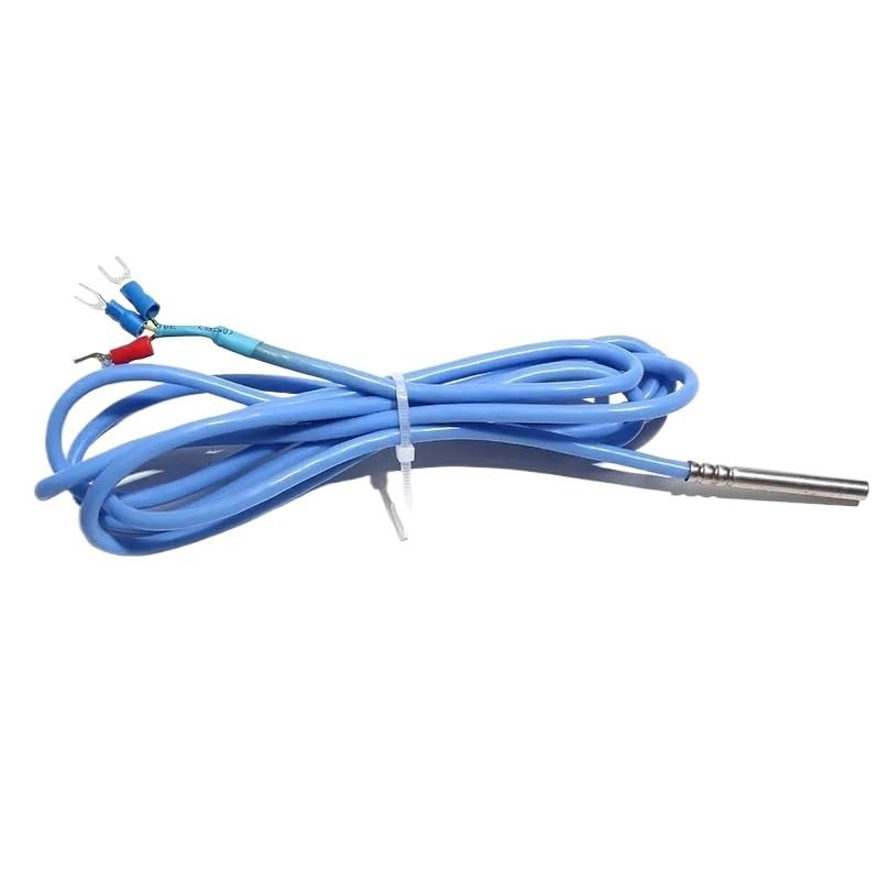 Sensor de Temperatura PT100 Sonda 6mm Clase A/B/AA Cable Silicona PTFE 0,5-5M | Precisión clase AA/A/B, sonda duradera, cable estañado antiinterferencia, fácil integración industrial.