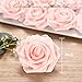 BLEUM CADE 16Pcs Artificial Flowers Fake Roses with Stems, Pink Boxed Foam Roses for DIY Bouquets Centerpieces Wedding Party Arrangement Bridal Shower Decor