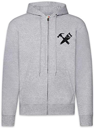 Sweat à capuche Carpenter Tools avec fermeture éclair pour homme actif cherchant confort et style