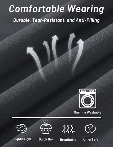 MIER 2 Pack Gym Shorts for Men Quick Dry Athletic Shorts with Brief Liner/Pockets for Running Workout Active, 3 Inch Inseam4