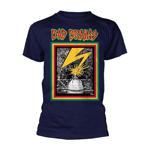 T-Shirt Bad Brains bleu M résistant au lavage pour adulte