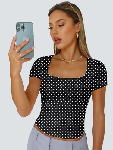 Image of Trendy Queen Women's Printed Straight Mandarin Neck Shirt for Women's | Tops for Woman Shirts | Shirt for Women Stylish Western (SD772 S)