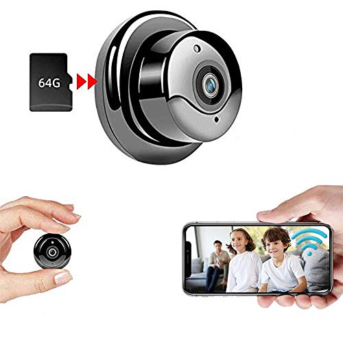 Mini Camera Nanny Camera WiFi Indoor Camera, Home Surveillance Camera, IP CCTV Surveillance, with Night Vision, Motion Detection, Baby Monitor, pet Camera, Mobile APP Surveillance
