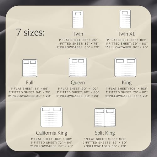 Image of LuxClub 4 PC Queen Sheet Set, Sheets Queen Size, Deep Pockets 18 inch Wrinkle Free Cooling Sheets Machine Washable Hotel Bedding Silky Soft - Dark Grey Queen