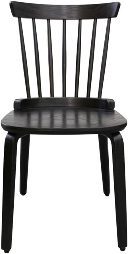Dining Chair Cafe Solid Wood Backrest Leisure