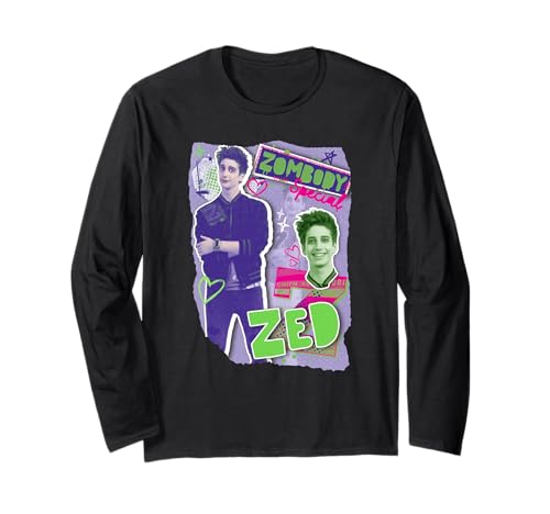 T-shirt Disney Zombies 3 Zed manches longues anti-irritation pour peau sensible d'enfant