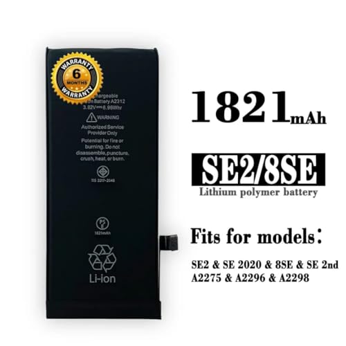 Image of Original Battery for iPhone se2020 SE2 &2020 8SE & SE 2ND A2275 & A2296 &A2298 Battery with 6 Month Warranty****(CAR82)