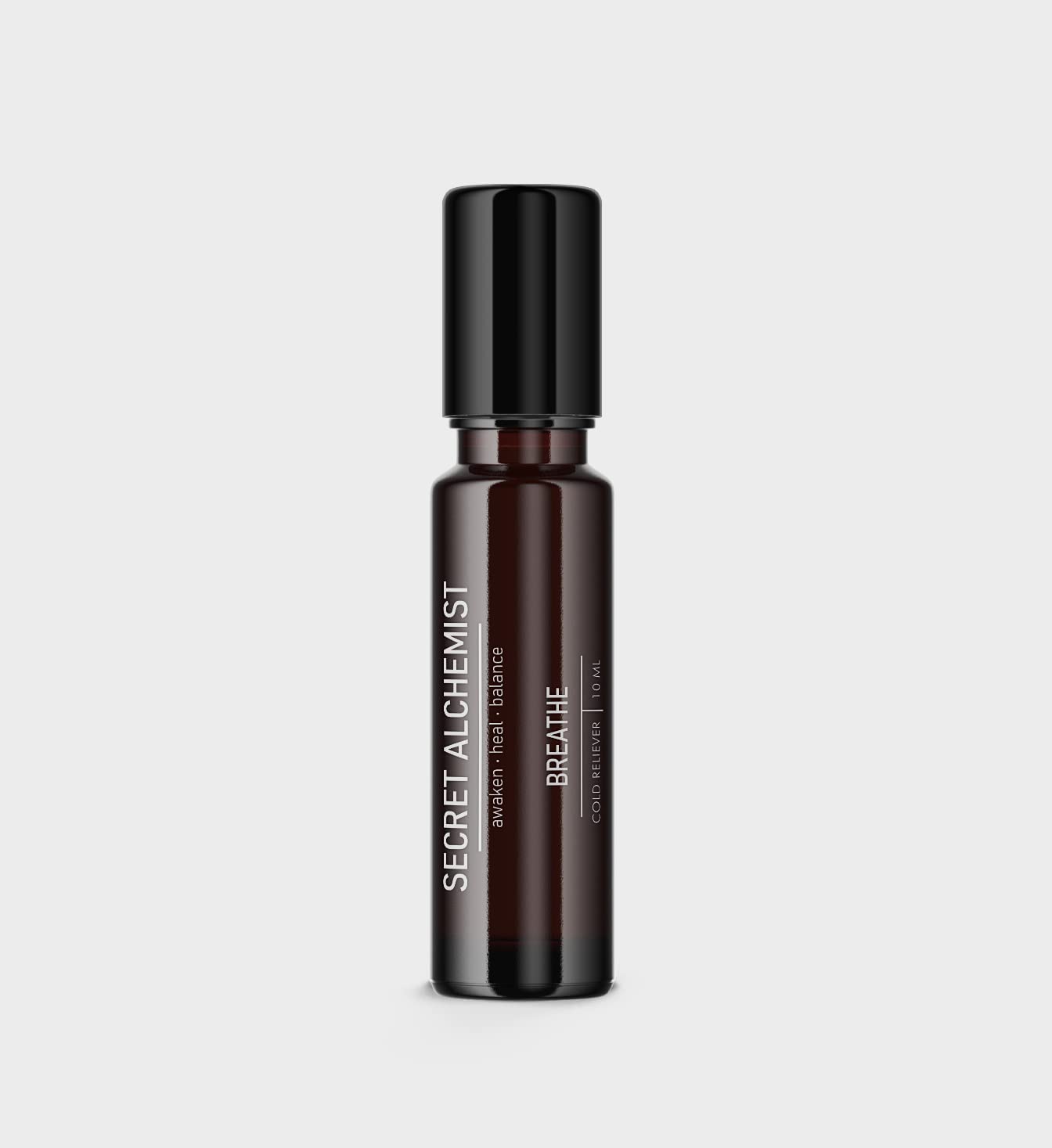 Breathe Cold Reliever RollOn Oil| Clears Blocked Nose & Sinus Concerns|100% Pure Essential Oils| Contains Eucalyptus Oil & Black Pepper (Pack of 1-10ml)