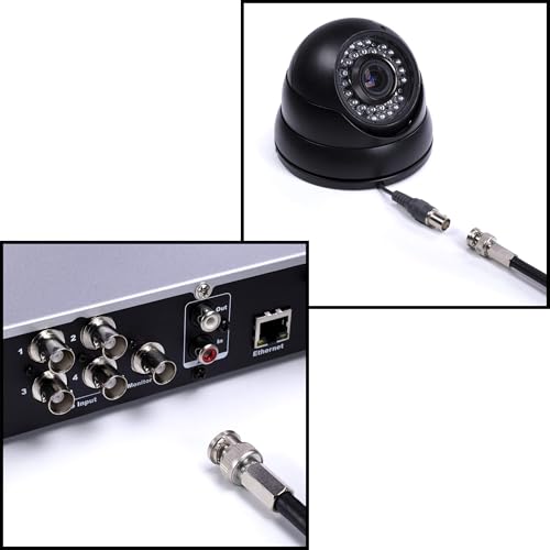 Conectores BNC para cable RG6, pack de 25 unidades miniatura 7