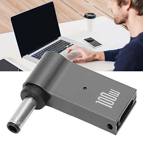 PD Type C Adapter, 4.5x3.0mm Type C Female to Male PD Charging Converter for Office Laptop - Image 2