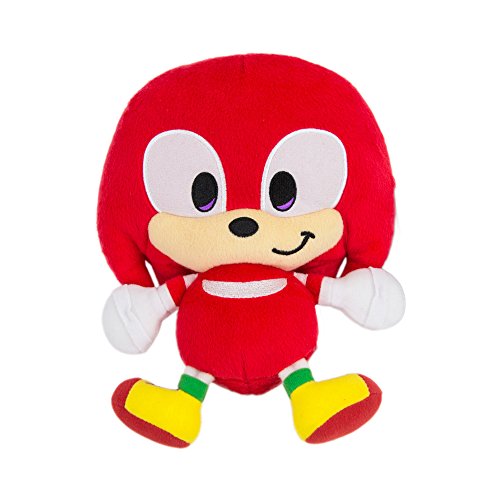Sonic Emoji Plush, Happy Knuckles, Red