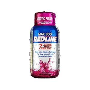 vpx Redline Power Rush 7-Hour Energy Max 3001 Shot Supplement, Exotic Fruit, 2.5 Ounce (Pack of 12)