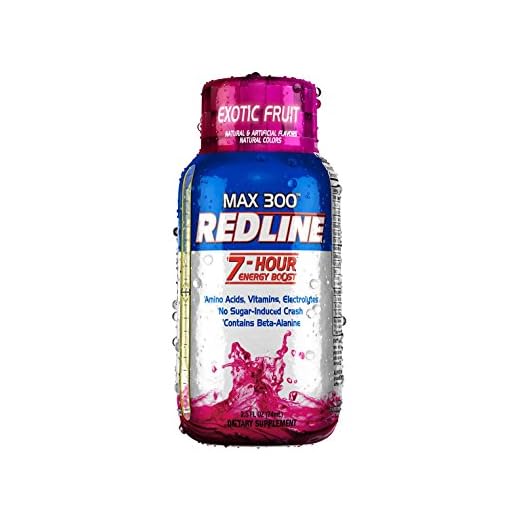 vpx Redline Power Rush 7-Hour Energy Max 3001 Shot Supplement, Exotic Fruit, 2.5 Ounce (Pack of 12)